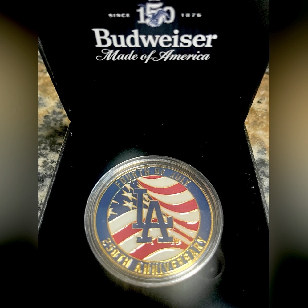 LA Dodgers - 250th Anniversary 4th of July Commemorative coin